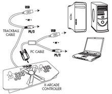 Load image into Gallery viewer, X-Arcade Home Arcade Controller